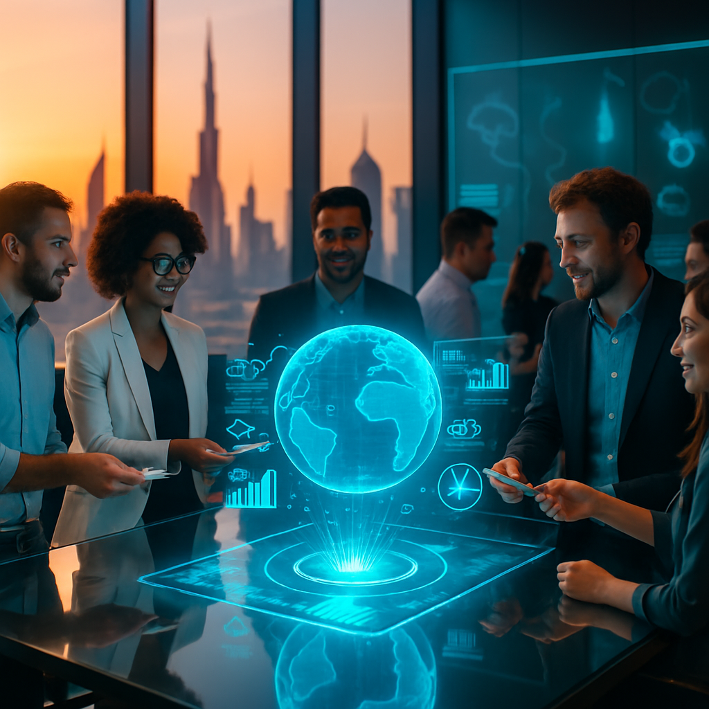 Hero image for Domain domain days showing Dubai skyline and digital elements